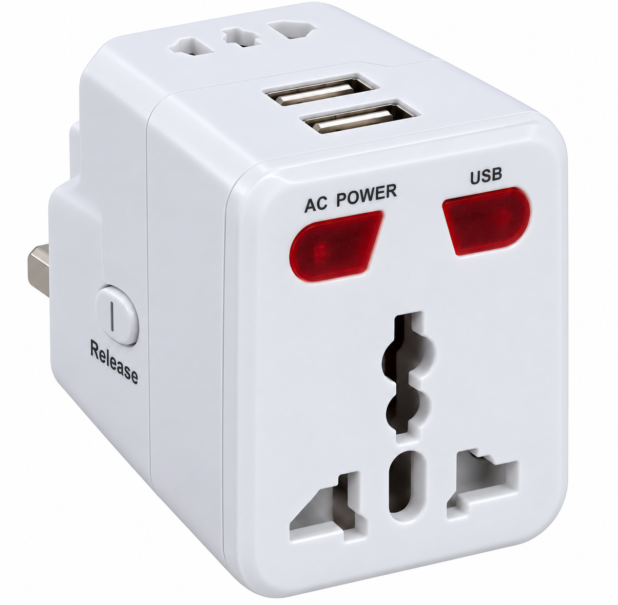 4 In 1 Universal USB Charger Travel Adapter