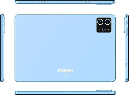 ATOUCH S-Tab7 10.1" Tablet PC, with Keyboard and Mouse - 16GB RAM, 1TB Storage, Android 14, 2-in-1 Tablet with Case, 5G WiFi, Dual SIM, GPS