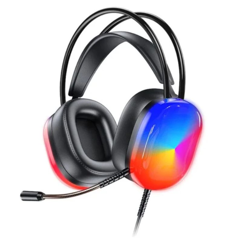 AWEI DYNAMIC LIGHTS GAMING HEADSET, GM-11 Pro, Head-Mounted, RGB Lighting - Black