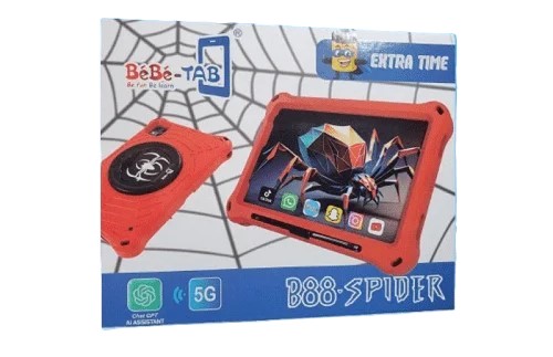 BEBE-TAB Extra Time B88-Spider Children Tablet With 5G & Chat GPT AI Assistant
