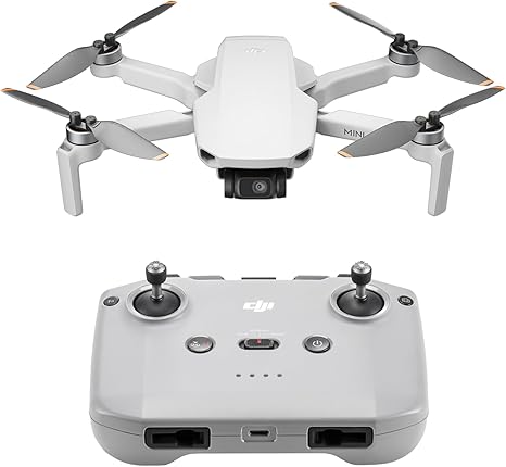 DJI Mini 4K, Drone with 4K UHD Camera for Adults, Under 249 g, 3-Axis Gimbal Stabilization, 10km Video Transmission, Auto Return