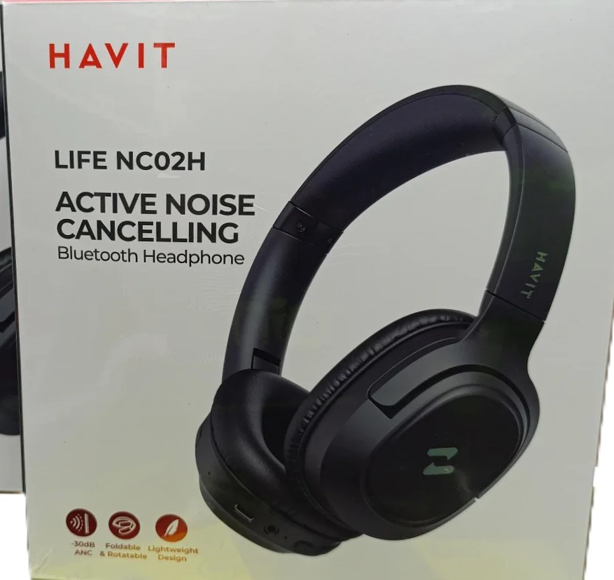 HAVIT H612BT LIFE NC02H Active Noise Cancelling Bluetooth Headphone