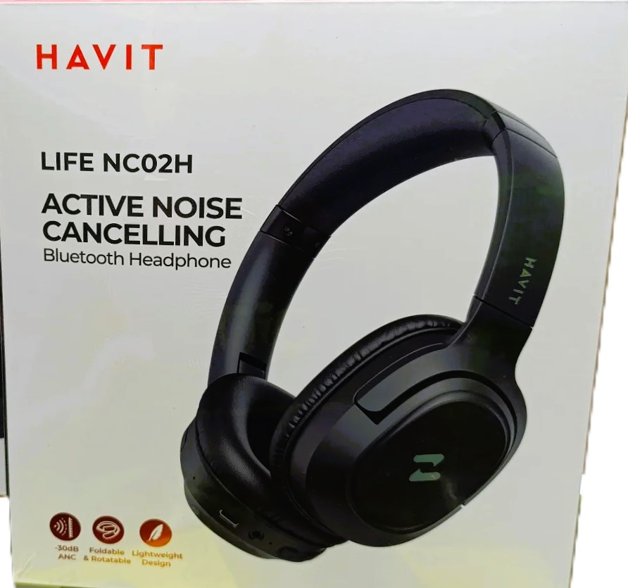 HAVIT H612BT LIFE NC02H Active Noise Cancelling Bluetooth Headphone