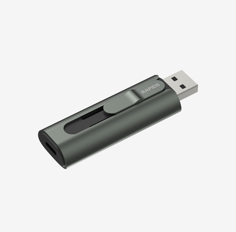 HIKSEMI Rapids Pro 512GB Dual USB 3.2 Gen 2 SSD Drive – Type-A & Type-C