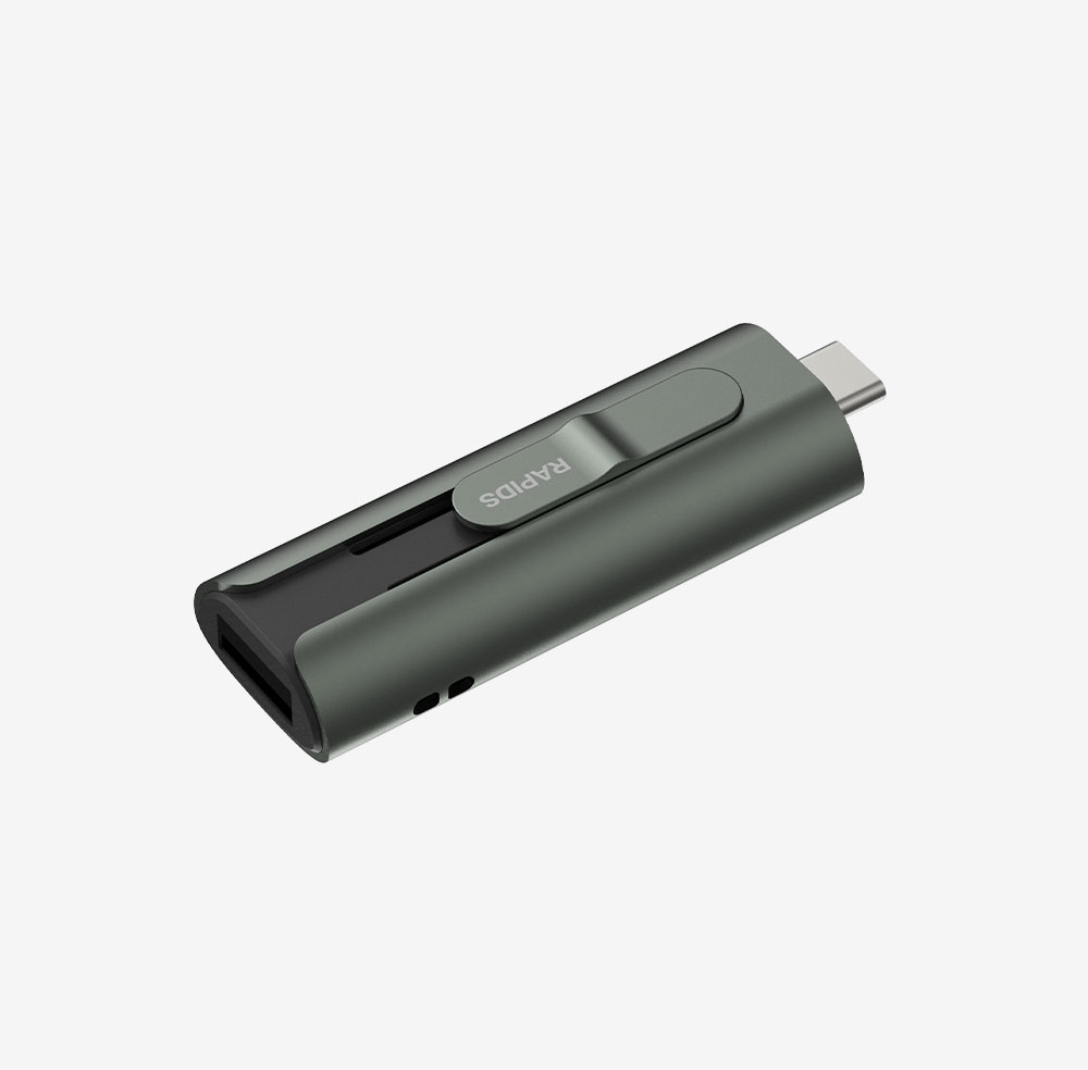HIKSEMI Rapids Pro 512GB Dual USB 3.2 Gen 2 SSD Drive – Type-A & Type-C