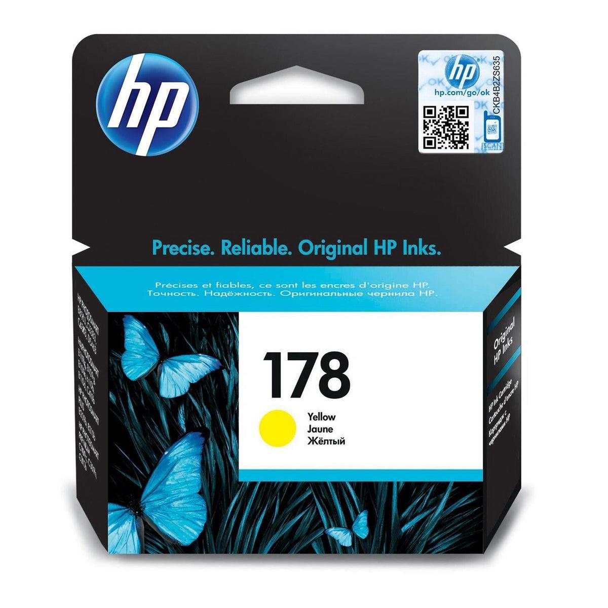HP 178 Yellow Original Ink Cartridge (CB320HE)