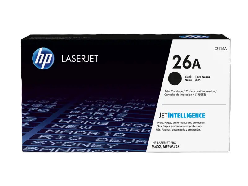 HP 26A Black LaserJet Toner Cartridge - ORG.