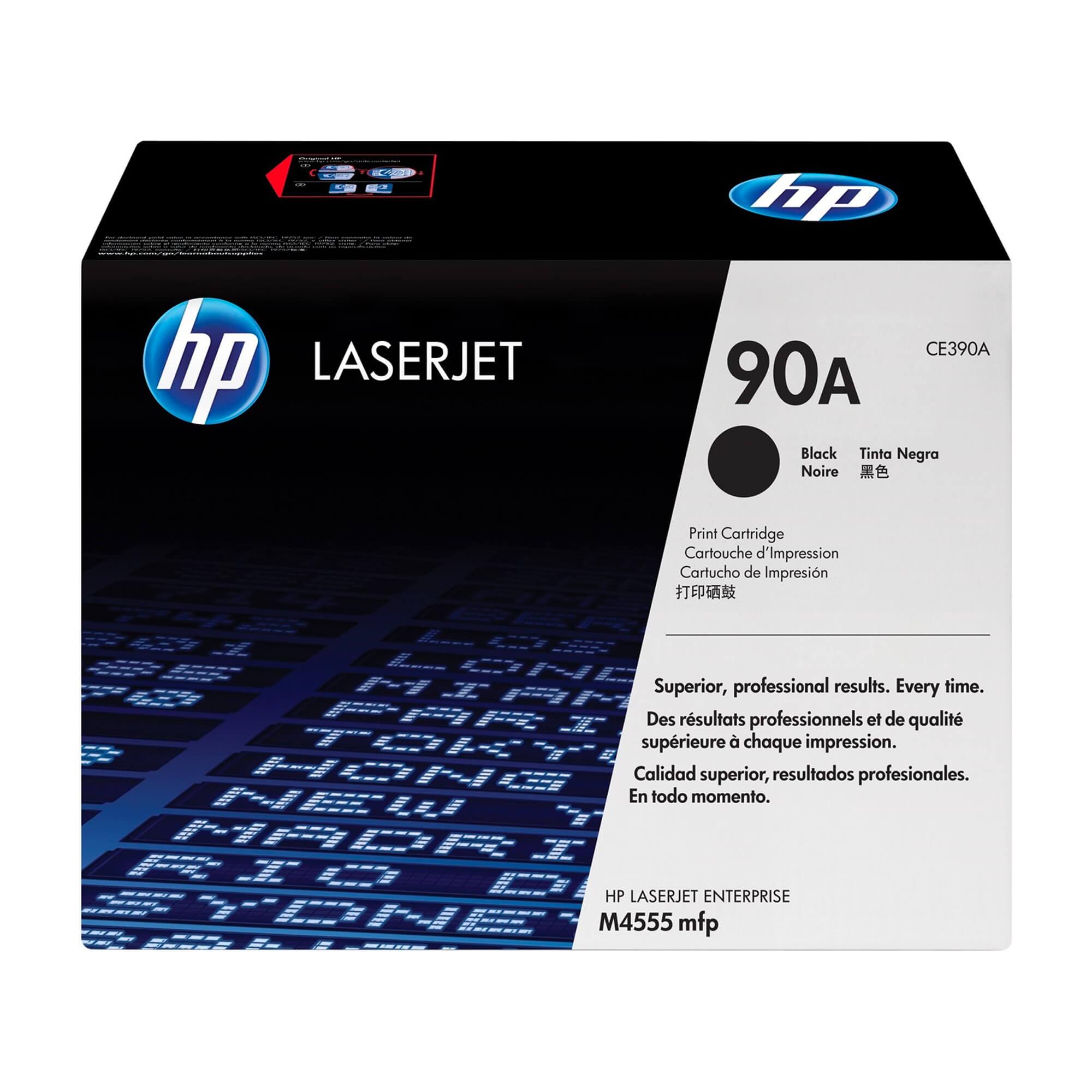 HP 90A Original LaserJet Toner Cartridge - Black