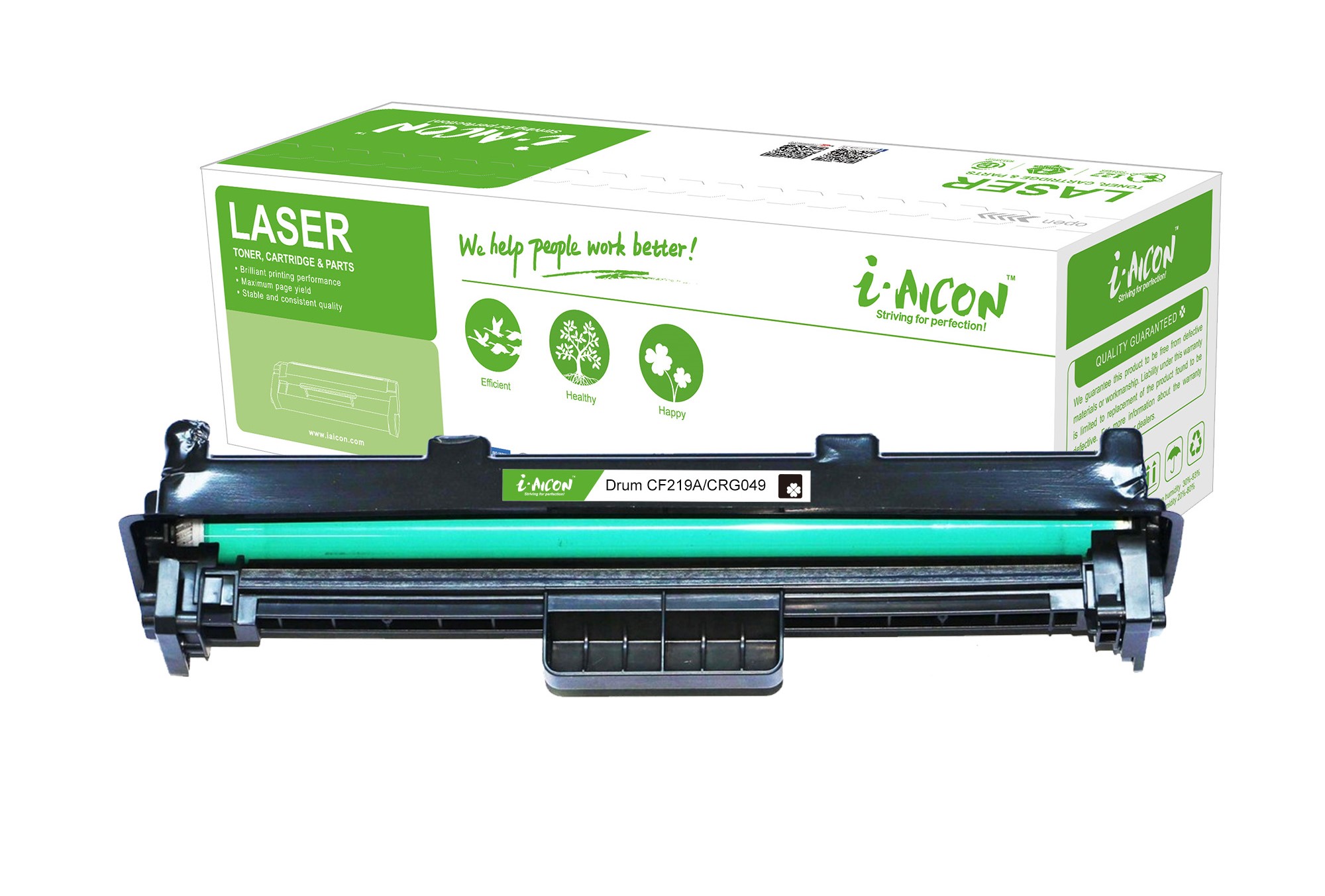 i-AICON Black CF219A (19A) Black Drum Toner Cartridge
