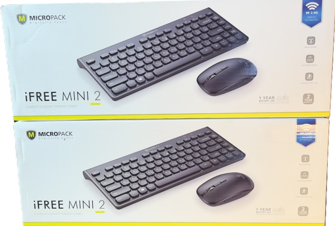 MICROPACK iFREE MINI 2 Wireless Mouse & Keyboard Combo KM228W