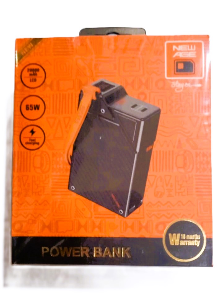 NEW AGE 20000mAH 65W Power Bank