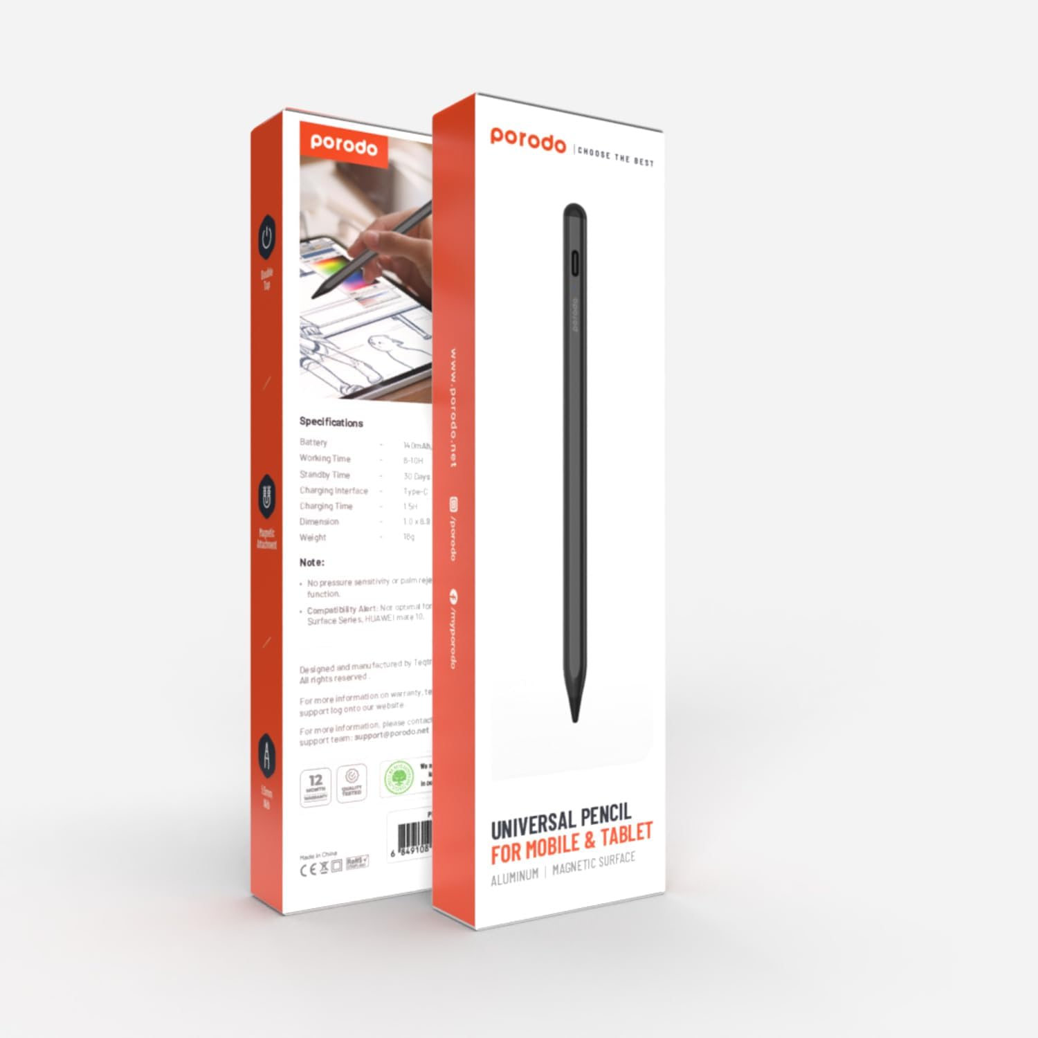 PORODO Universal Pencil for Mobile & Tablet