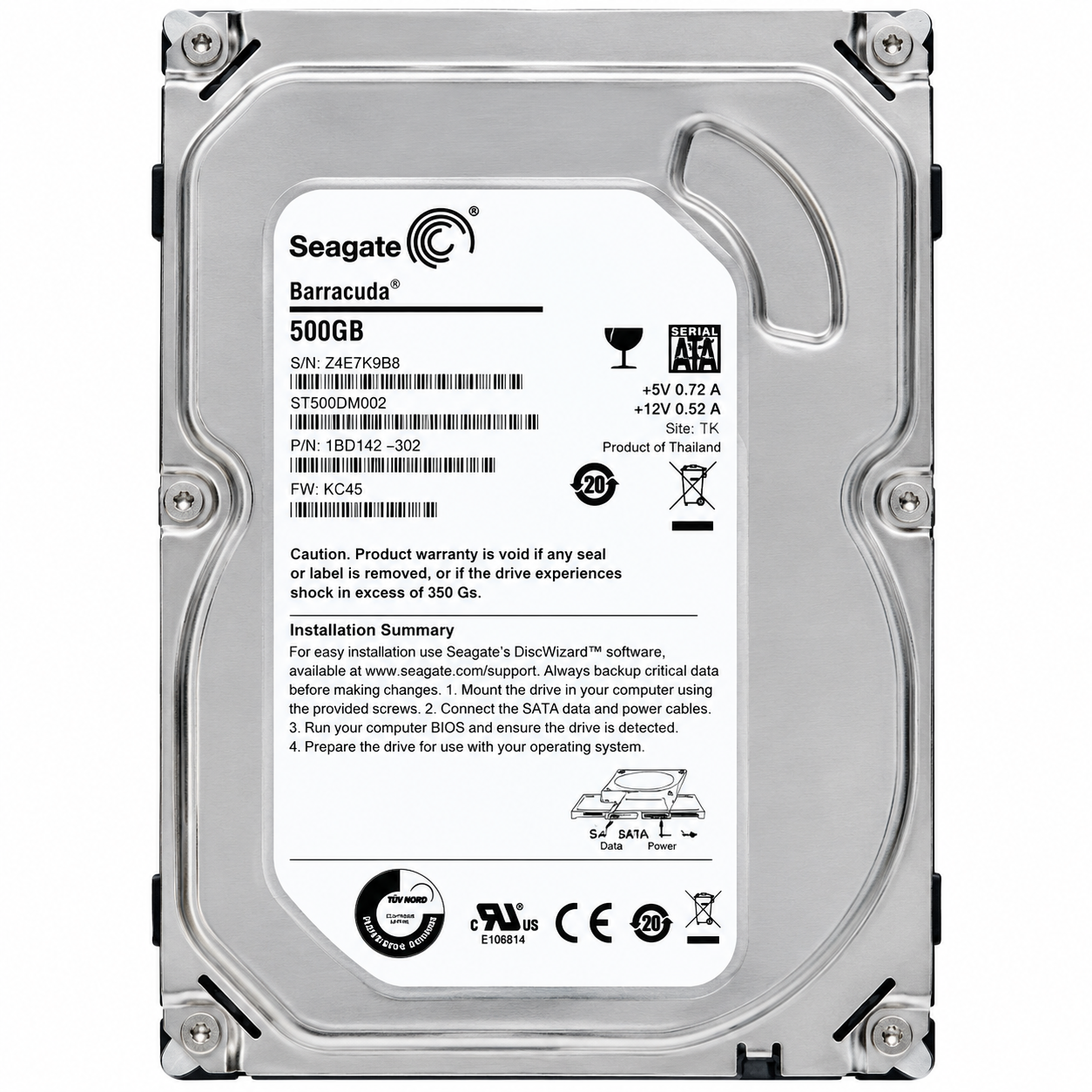 Seagate Video 3.5 HDD - 500GB