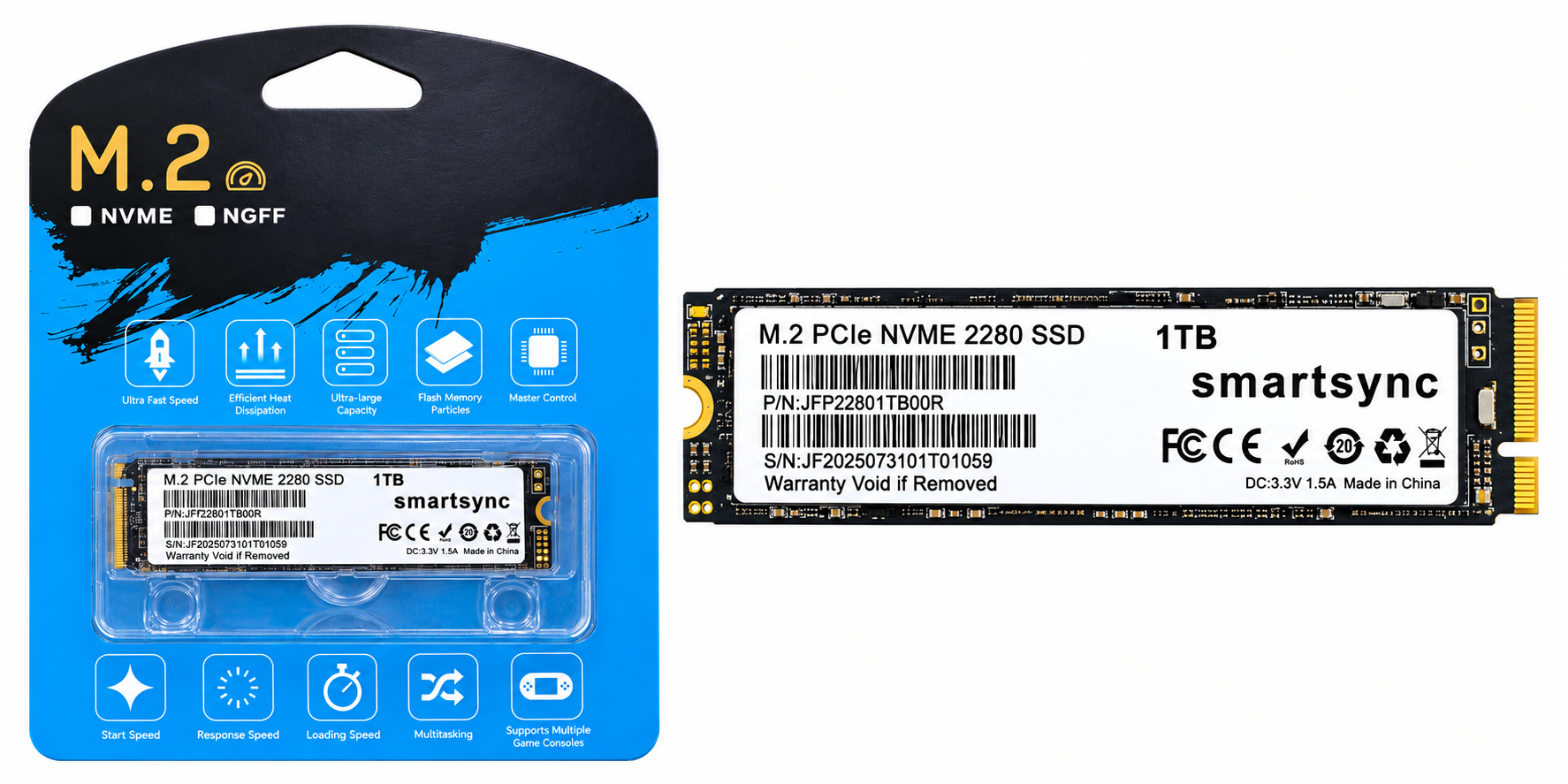 SmartSync 1TB M.2 NVMe SSD