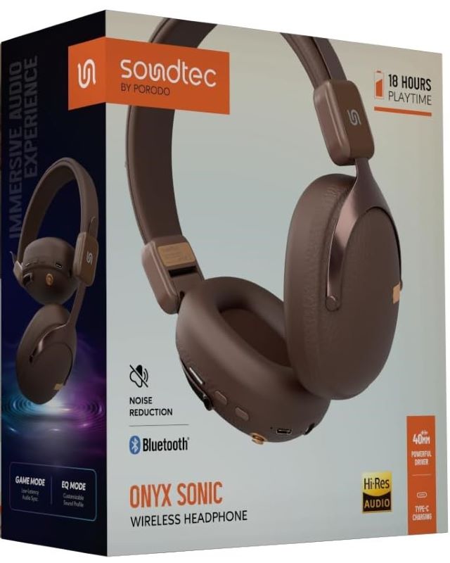 Soundtec BY PORODO ONYX SONIC Wireless Headphone