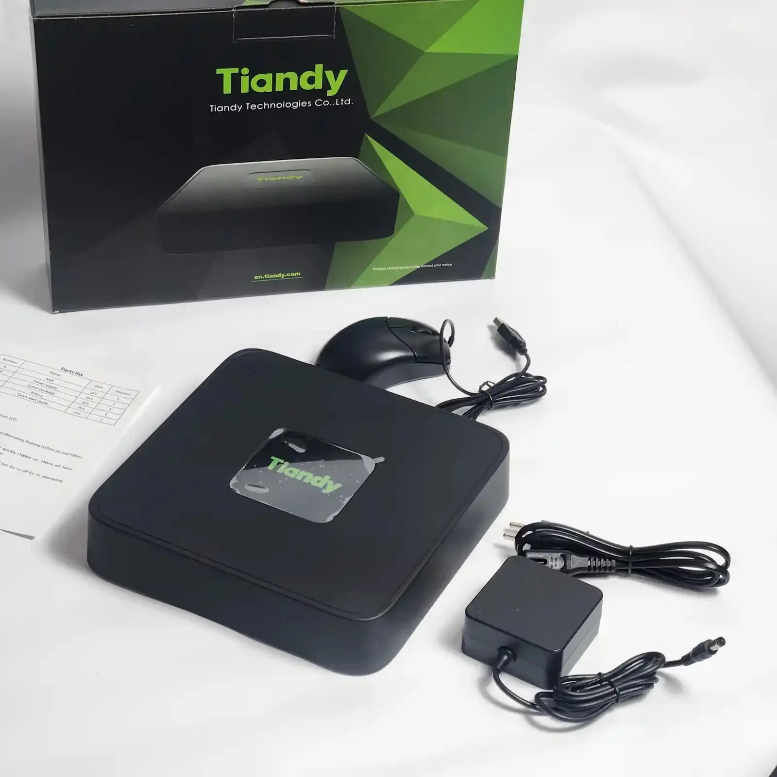Tiandy TC-R3108 8-Channel PoE Network Video Recorder (NVR)