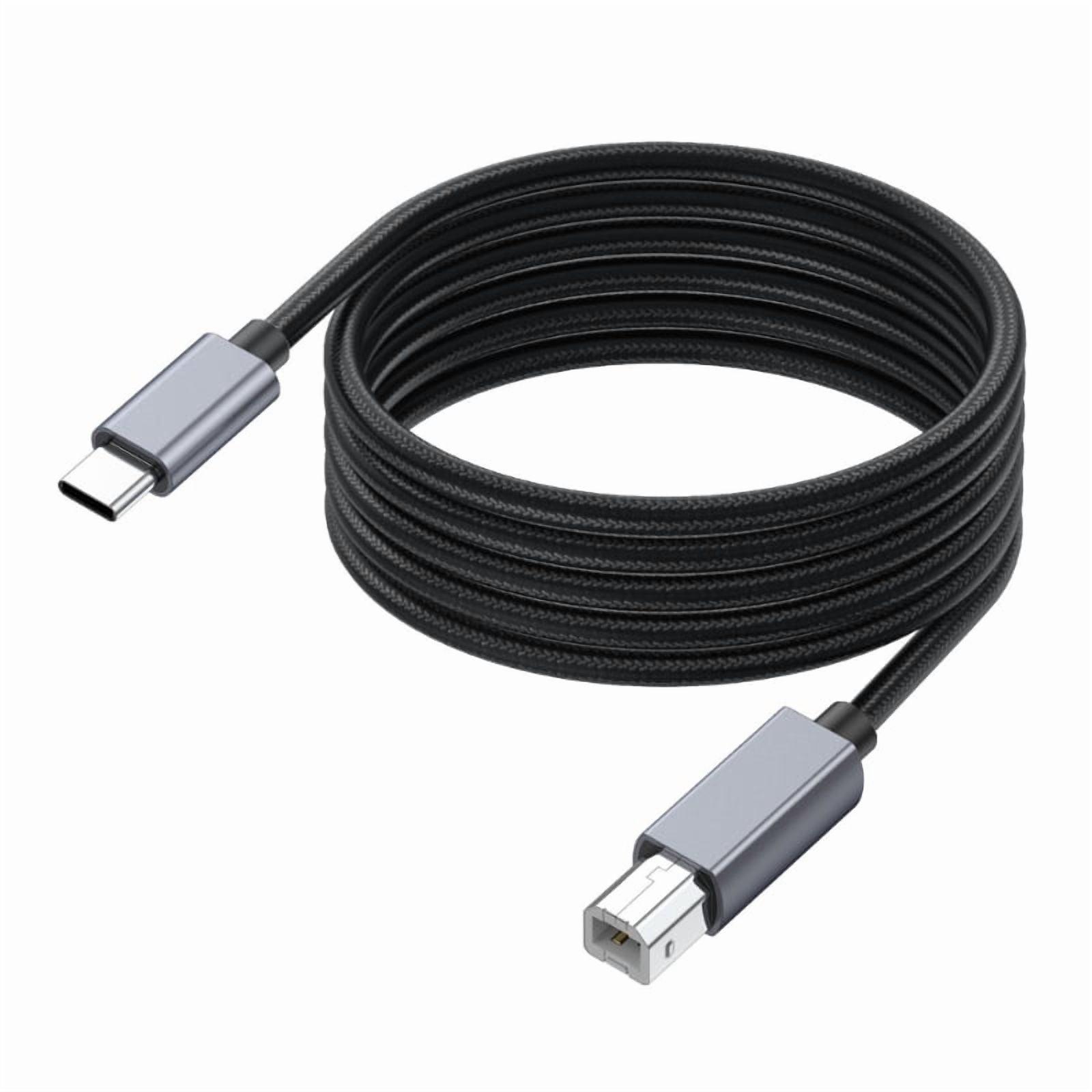 USB 2.0 Type-B (BM) to USB Type-C Cable – 3m