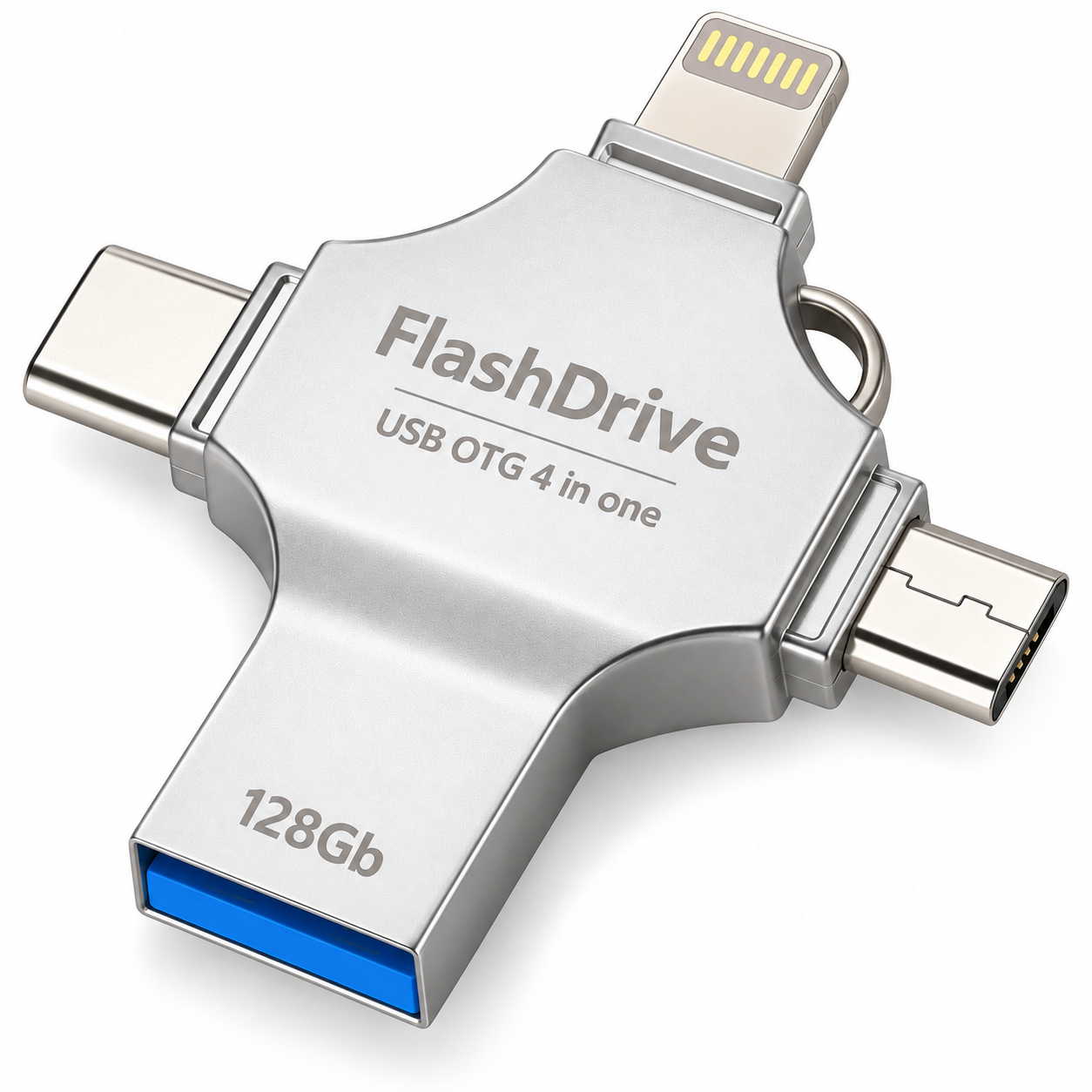 USB 4-IN-1 FLASH DRIVE -128GB