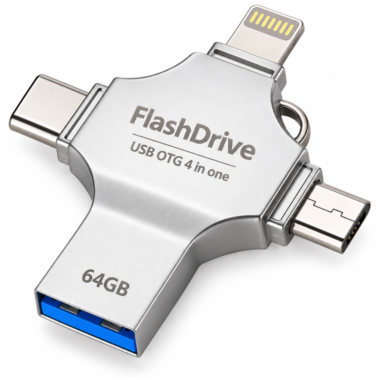 USB FLASH DRIVE 4-IN-1 - 64GB