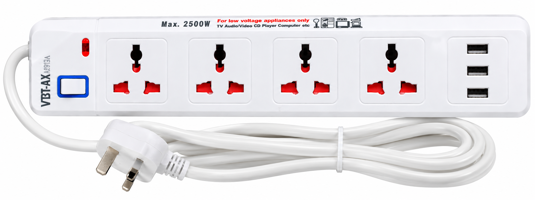 VBT-AX A919U Power Extension Socket