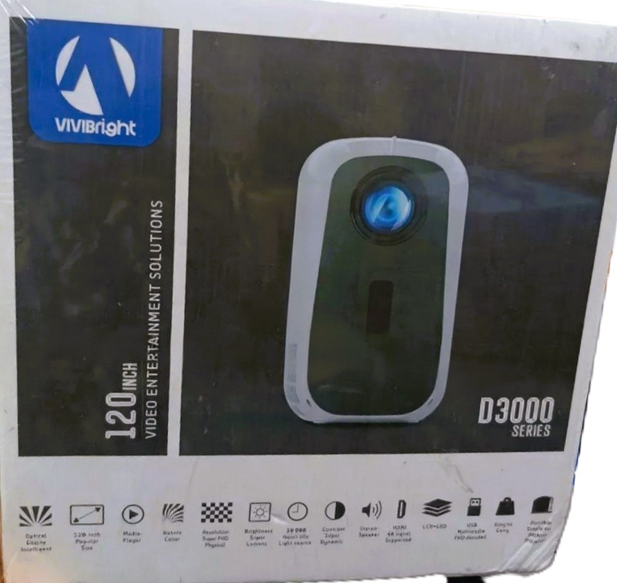 VIVIBright D3000 Series 120inch Video Entertainment Solutions Projector