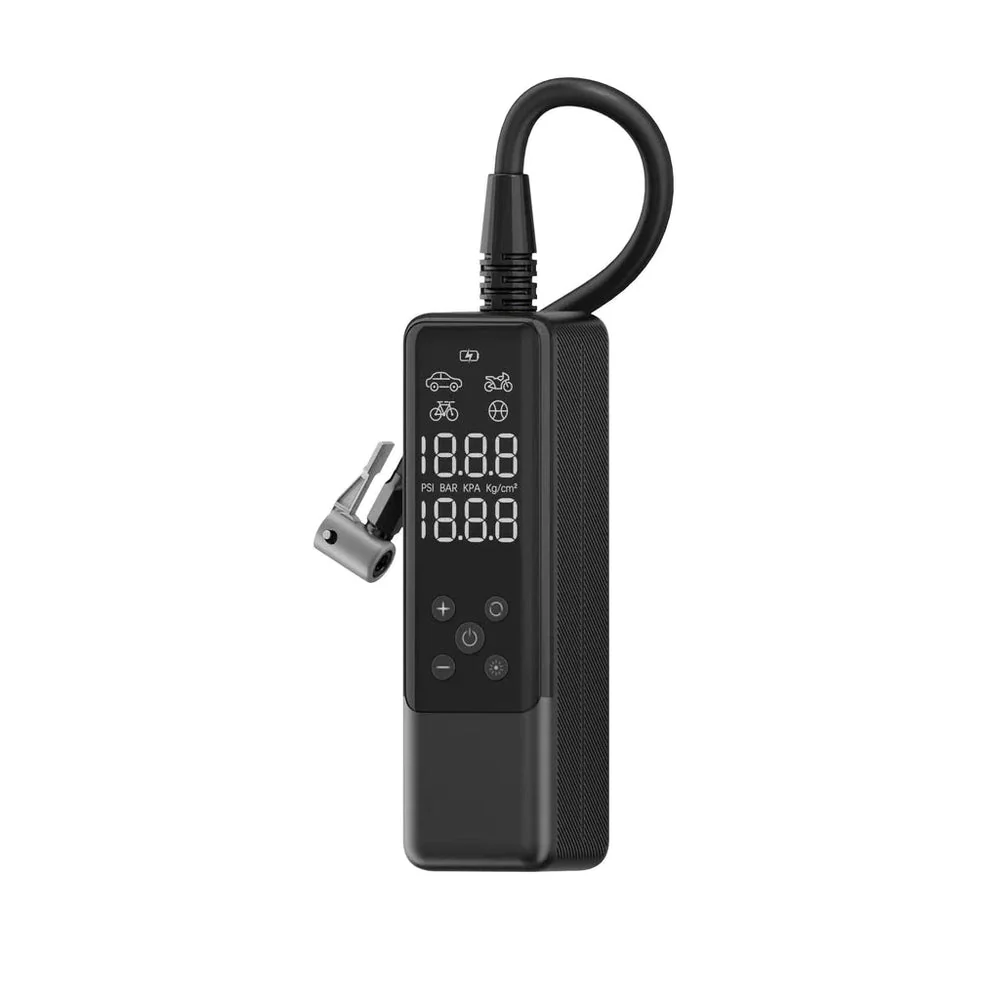 WIWU Inflatable Pumps, Multi-Mode Car Inflator Pump, 85W - Black