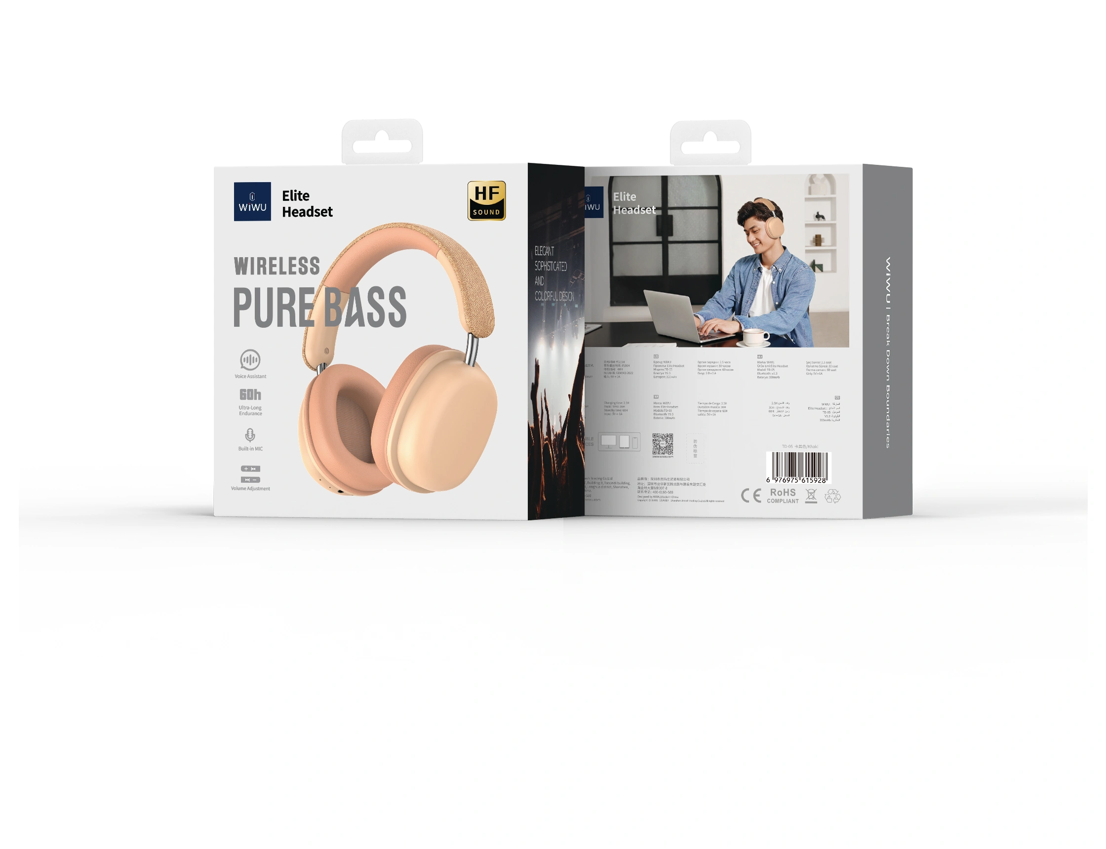 WIWU TD-05 Elite Headset Wireless Pure Bass